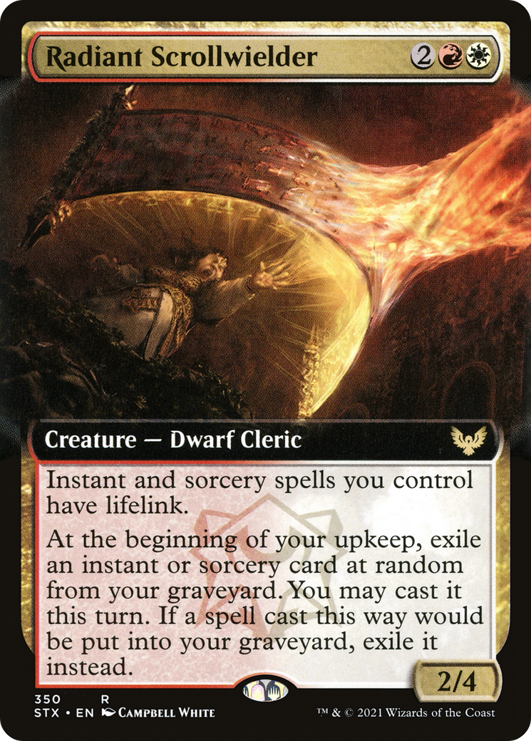 Radiant Scrollwielder (STX-350) - : (Extended Art) Foil