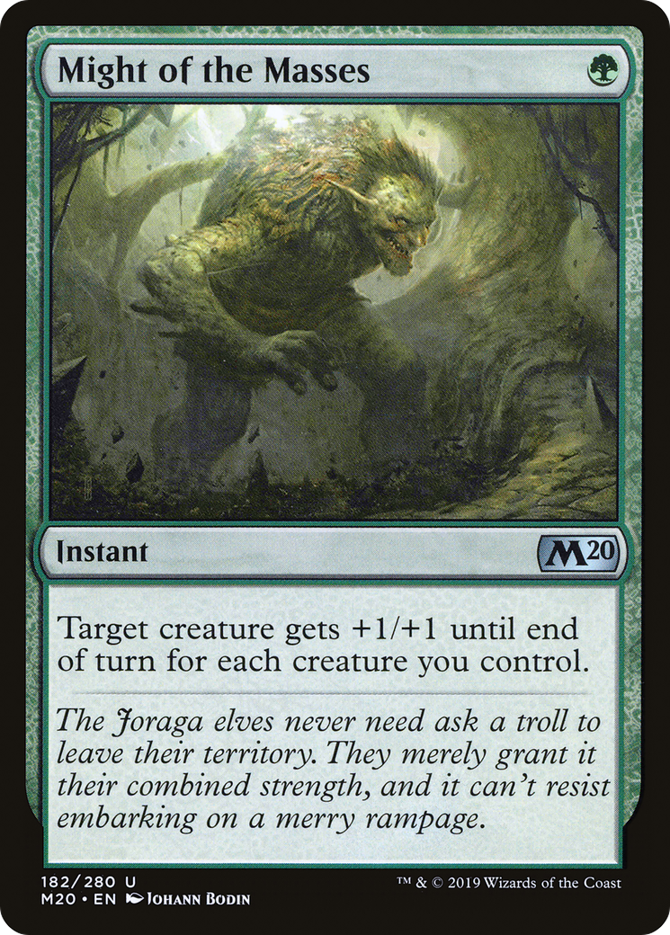 Might of the Masses (M20-182) -  Foil