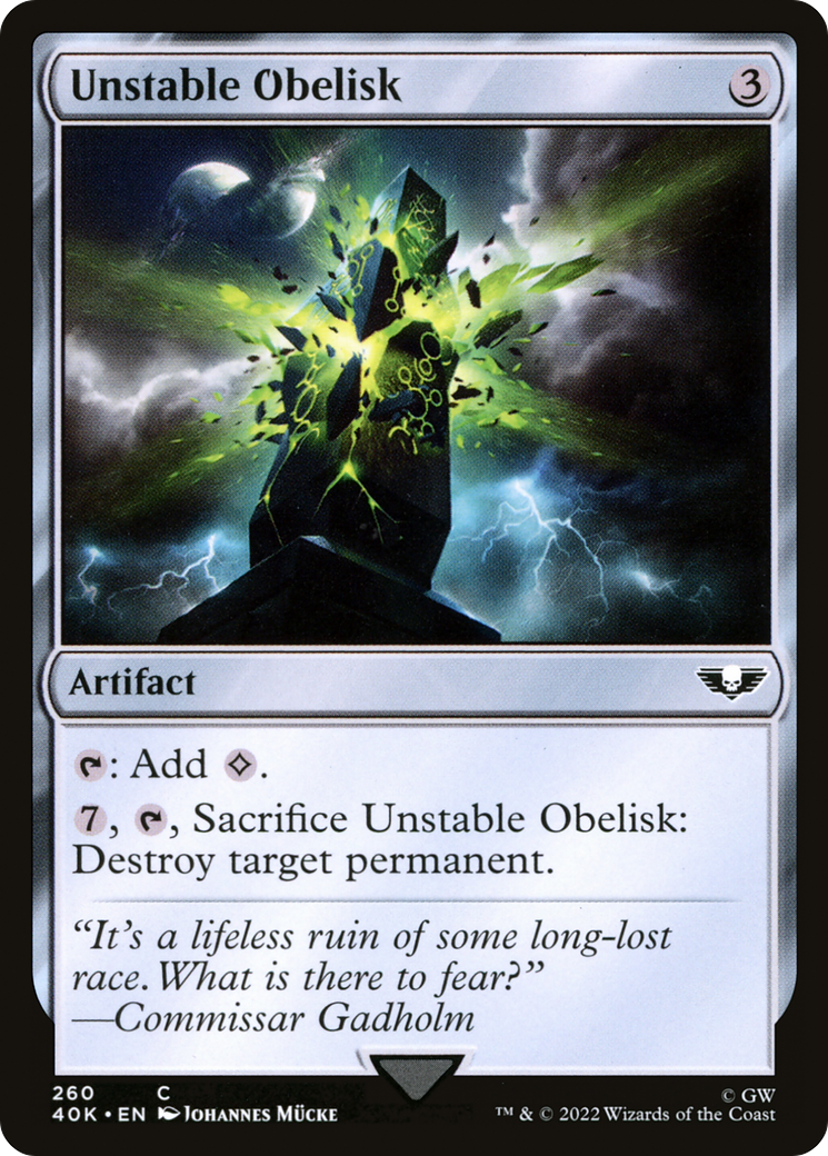 Unstable Obelisk (40K-260) -