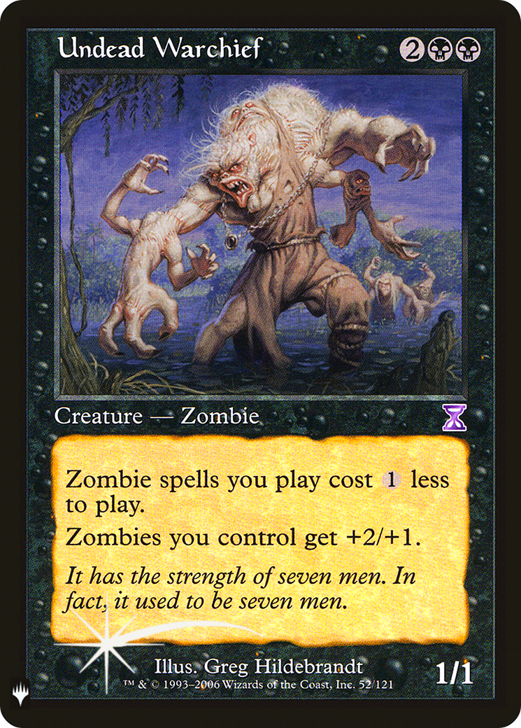 Undead Warchief (LIST-TSB-52) -  Foil