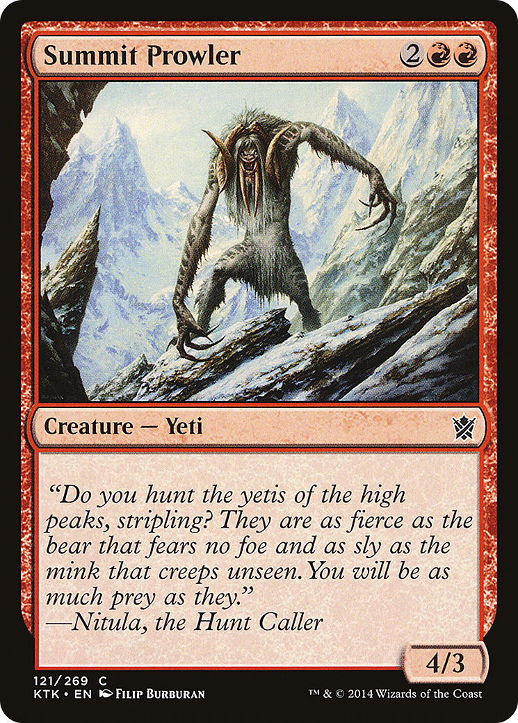 Summit Prowler (KTK-121) -  Foil