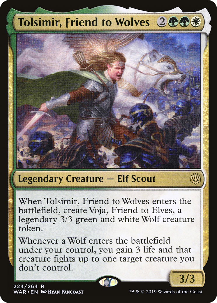 Tolsimir, Friend to Wolves (WAR-224) -  Foil