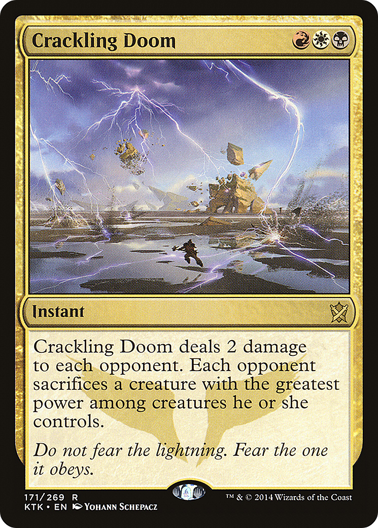 Crackling Doom (KTK-171) -  Foil