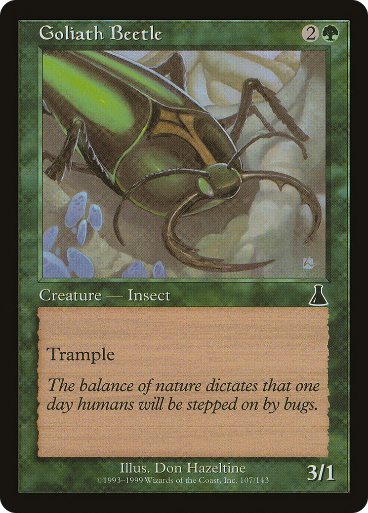 Goliath Beetle (UDS-107) -  Foil