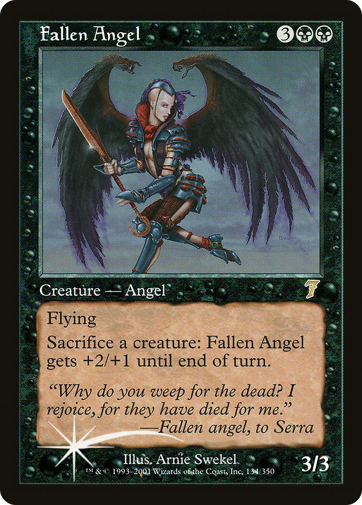 Fallen Angel (7ED-134★) -  Foil