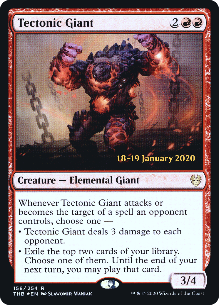 Tectonic Giant (PRE-158S) -  Foil