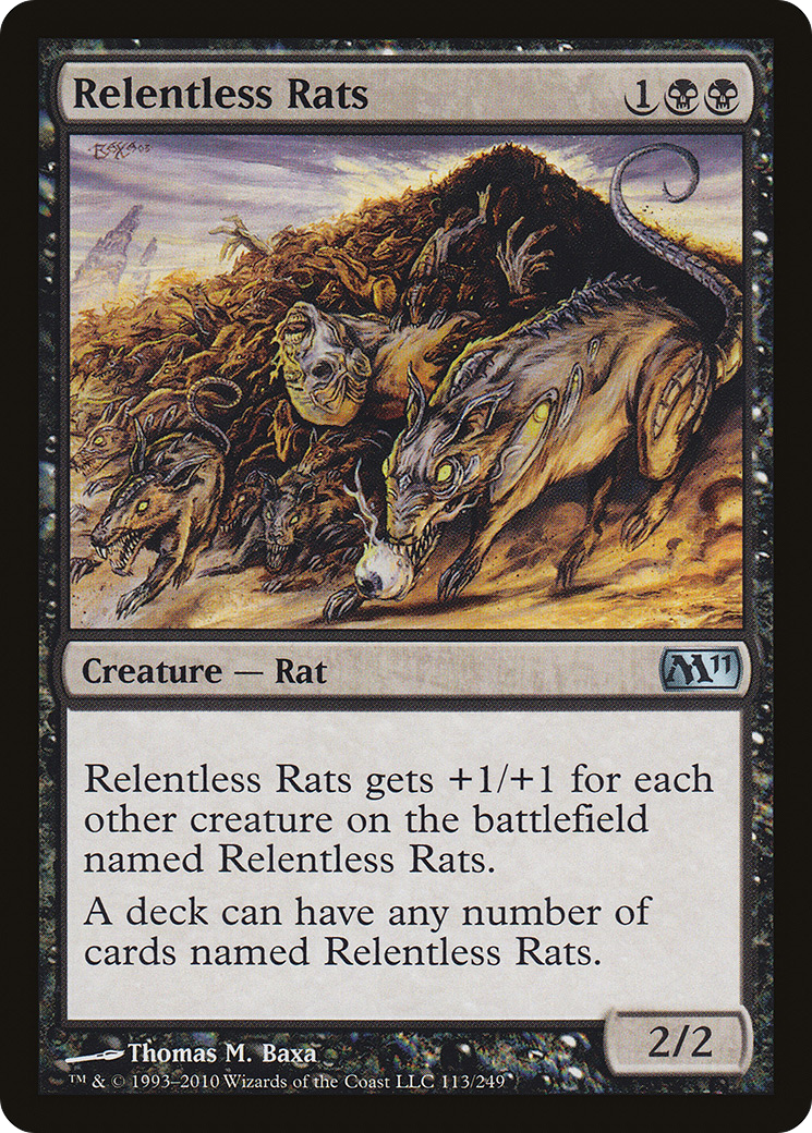 Relentless Rats (M11-113) -  Foil