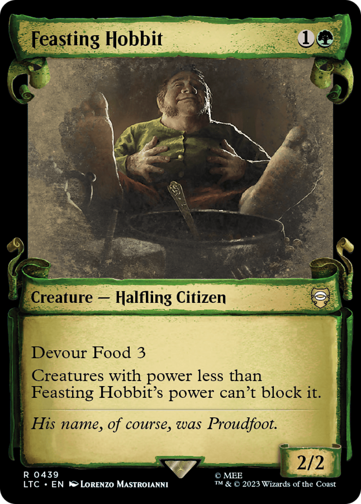 Feasting Hobbit (LTC-439) - : (Showcase) Foil