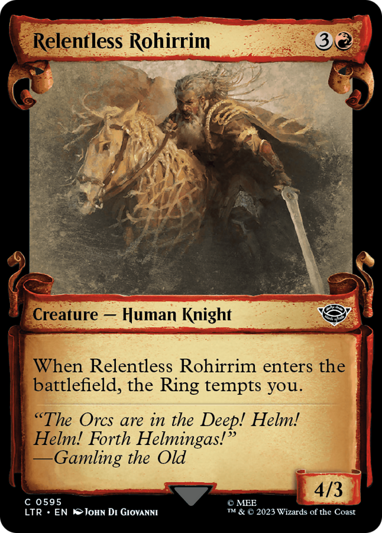 Relentless Rohirrim (LTR-595) - : (Showcase)