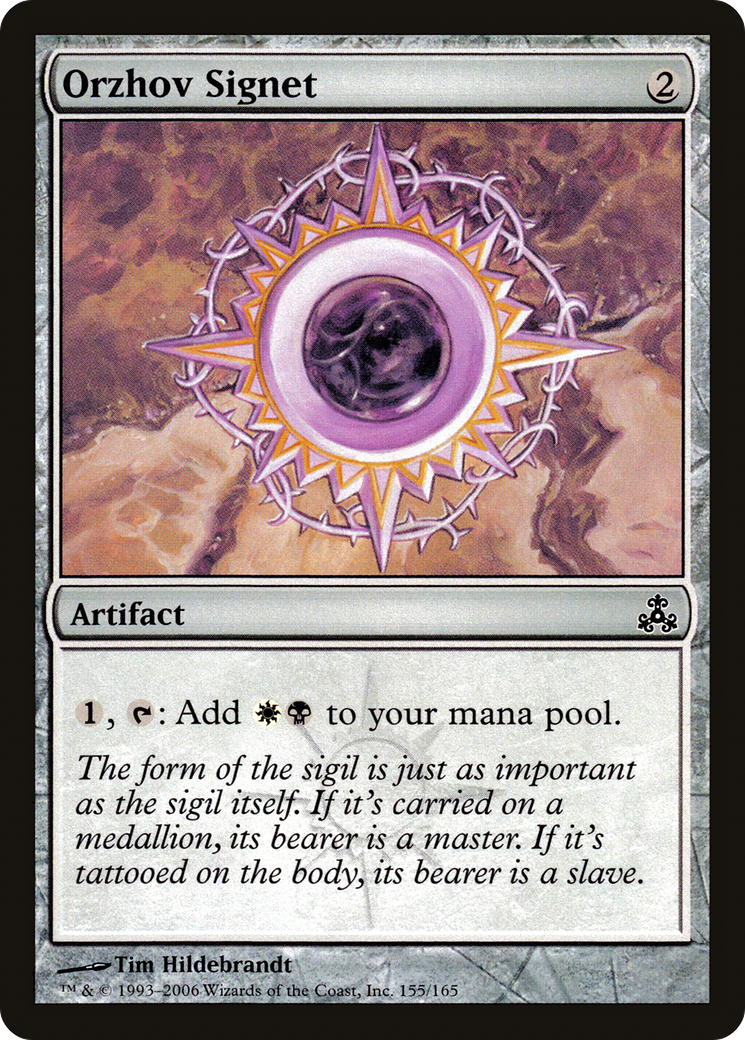 Orzhov Signet (GPT-155) -