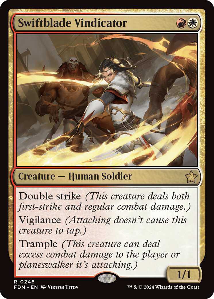 Swiftblade Vindicator (FDN-246) -  Foil