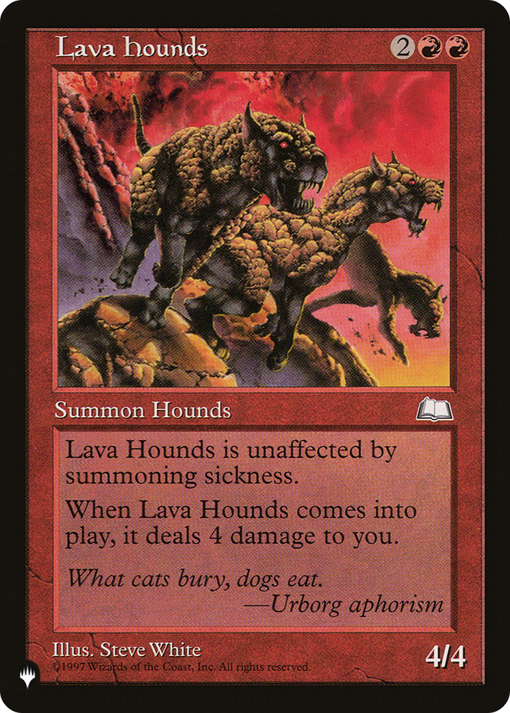 Lava Hounds (LIST-WTH-109) -