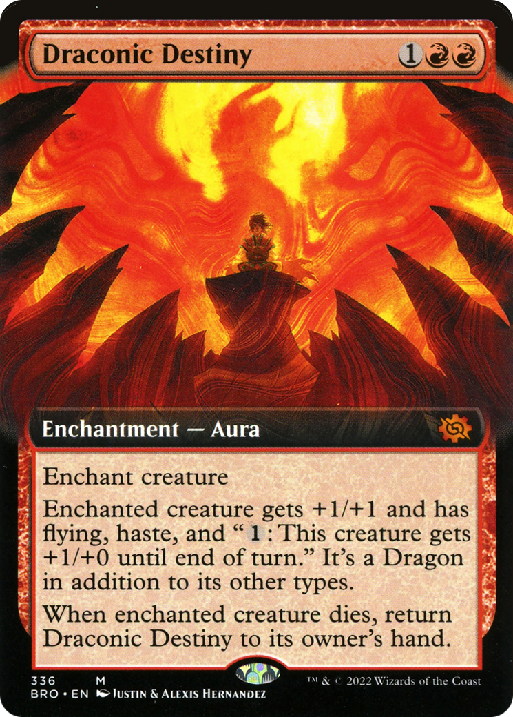 Draconic Destiny (BRO-336) - : (Extended Art) Foil