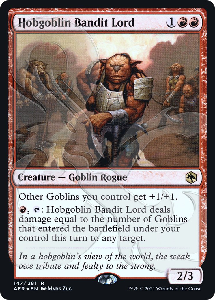 Hobgoblin Bandit Lord (AFR&-147A) -  Foil