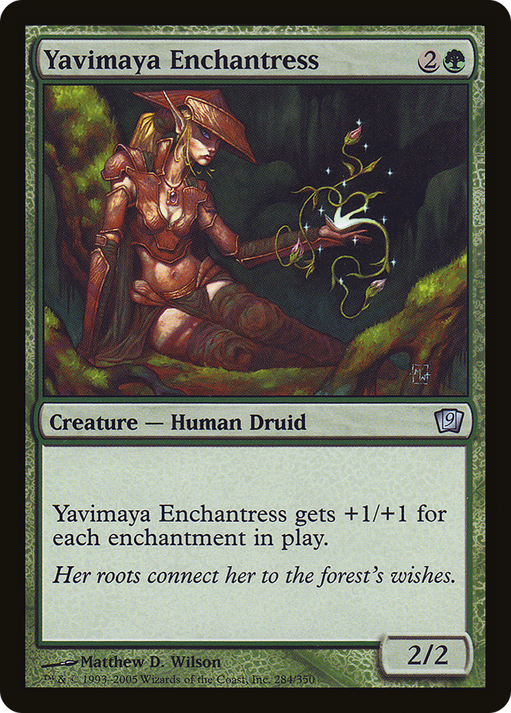 Yavimaya Enchantress (9ED-284★) -  Foil