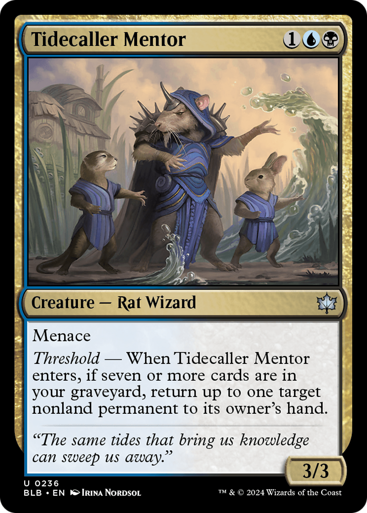 Tidecaller Mentor (BLB-236) -  Foil