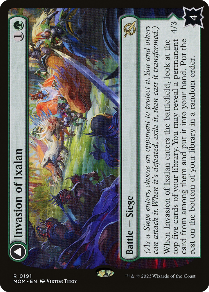 Invasion of Ixalan // Belligerent Regisaur (MOM-191) -