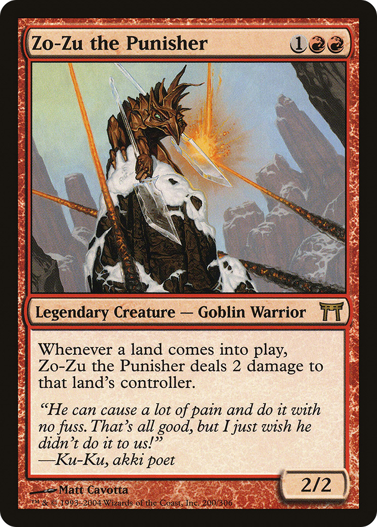 Zo-Zu the Punisher (CHK-200) -  Foil