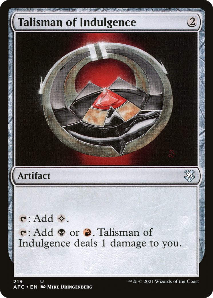 Talisman of Indulgence (AFC-219) -