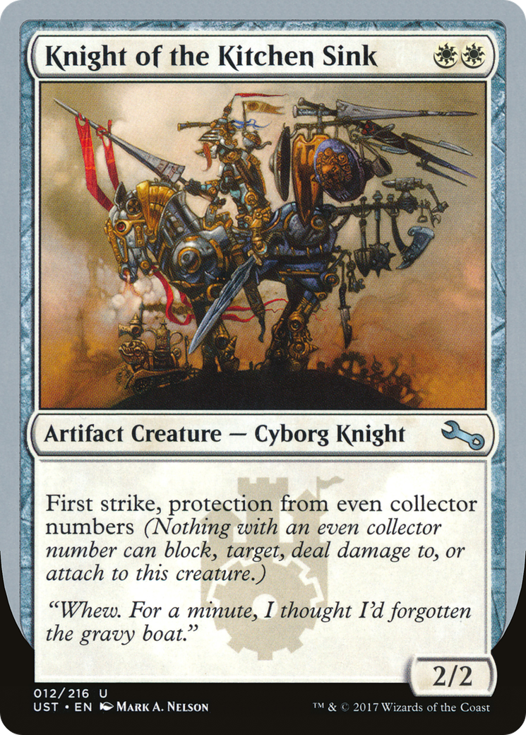 Knight of the Kitchen Sink (UST-12B) -  Foil