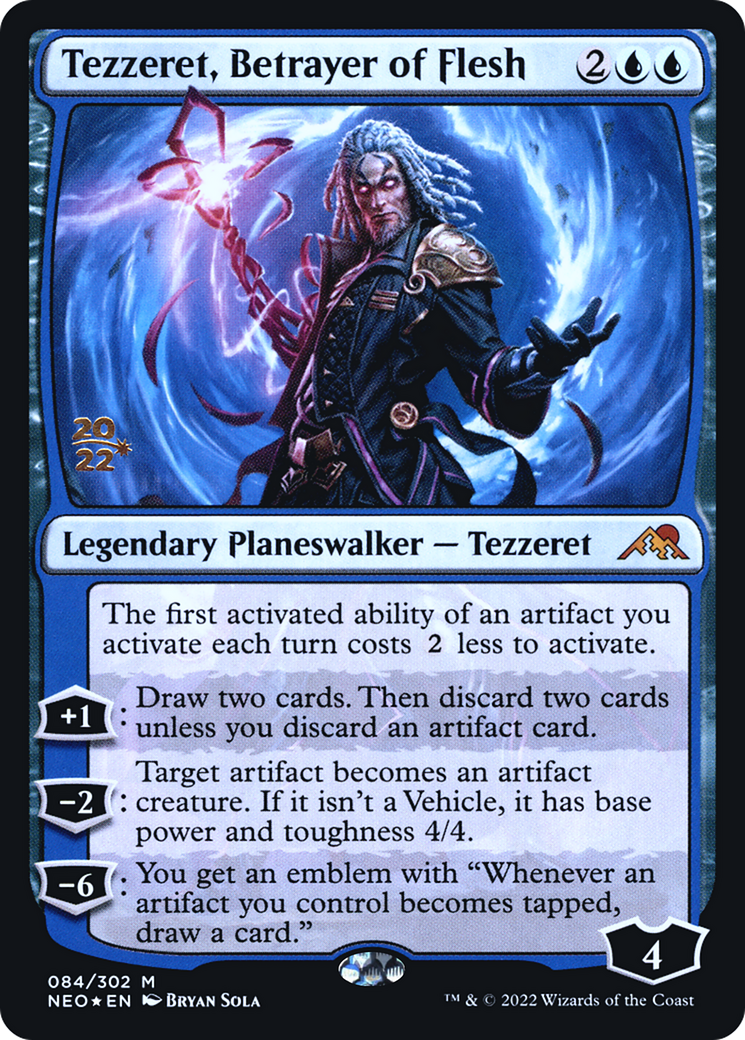 Tezzeret, Betrayer of Flesh (PRE-84S) -  Foil