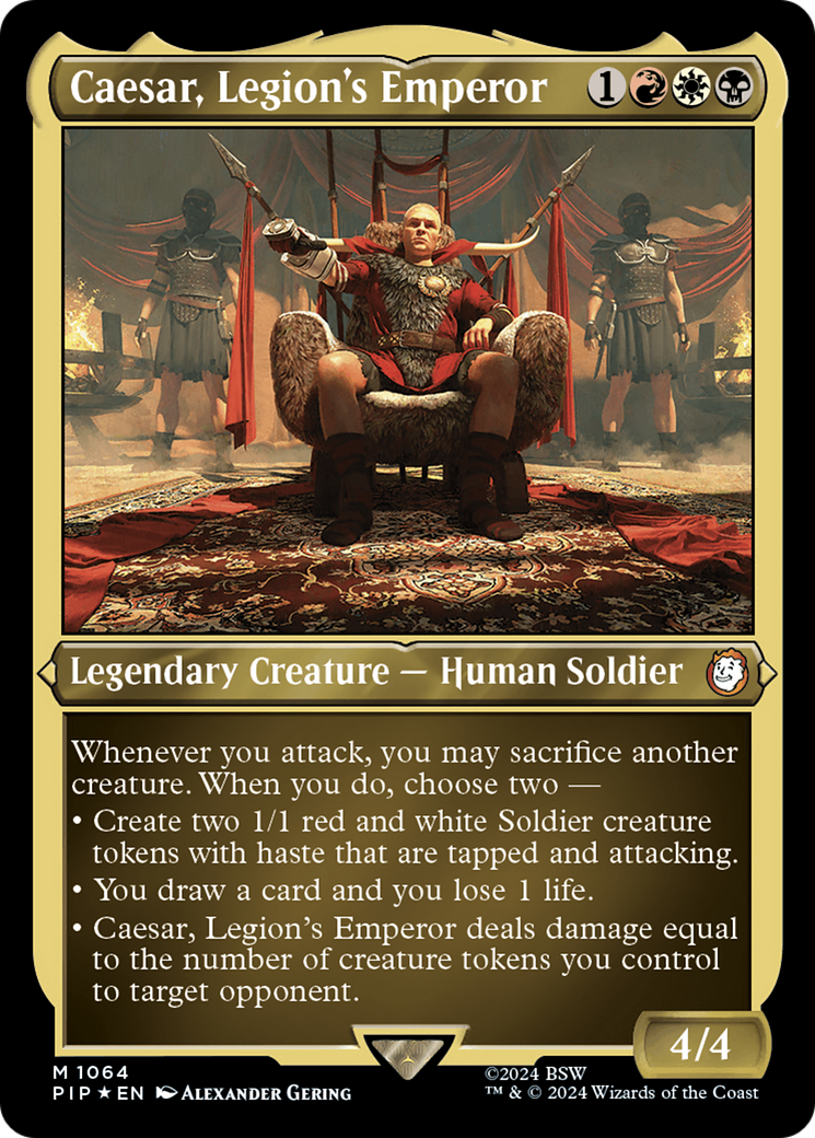 Caesar, Legion's Emperor (PIP-1064) -  Etched Foil