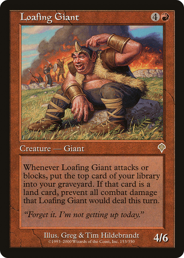 Loafing Giant (INV-153) -  Foil