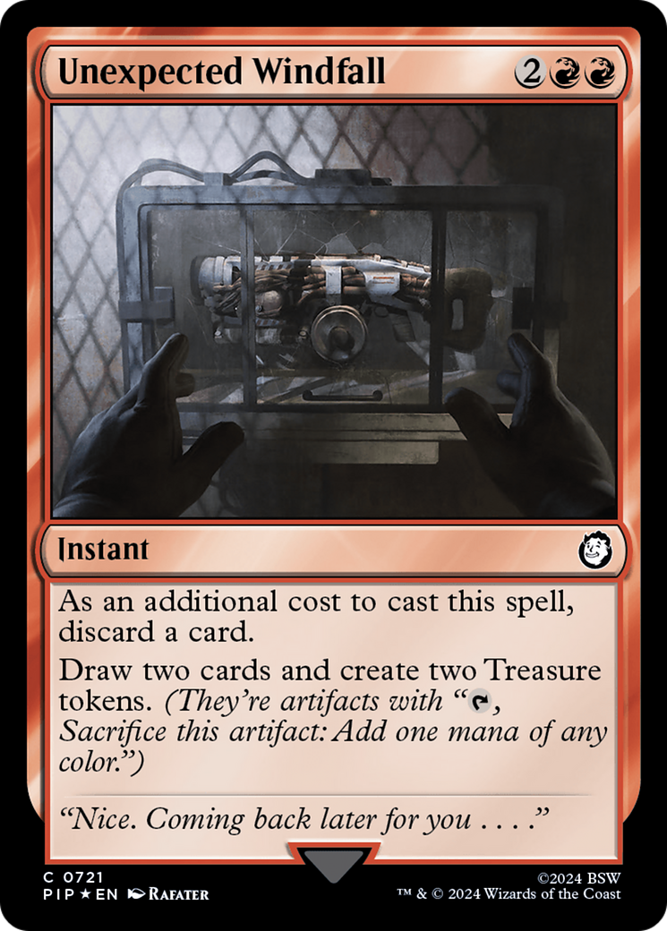 Unexpected Windfall (PIP-721) -  Foil