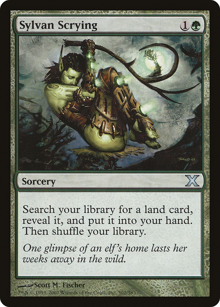 Sylvan Scrying (10E-302) -  Foil