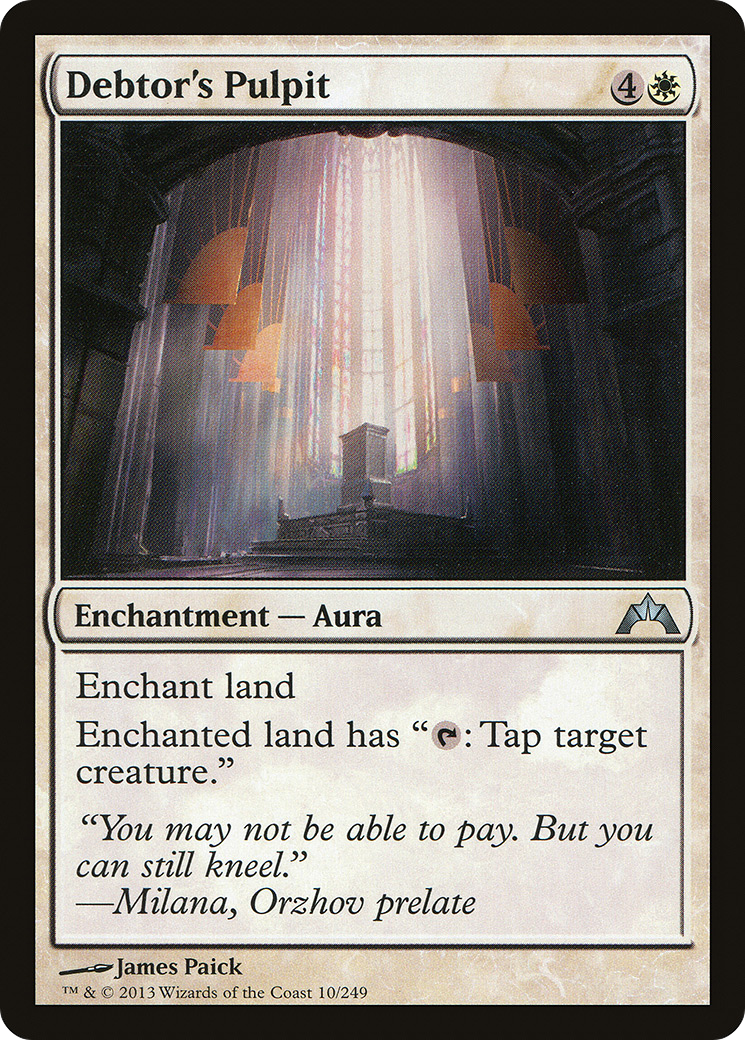 Debtor's Pulpit (GTC-010) -  Foil