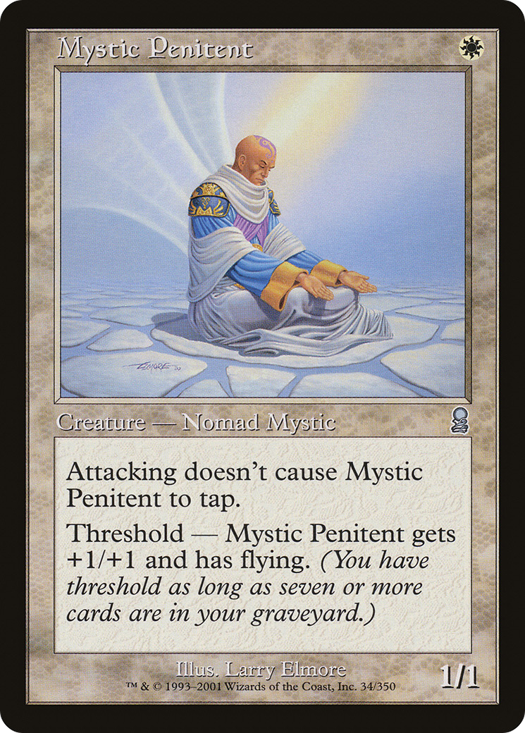 Mystic Penitent (ODY-034) -  Foil