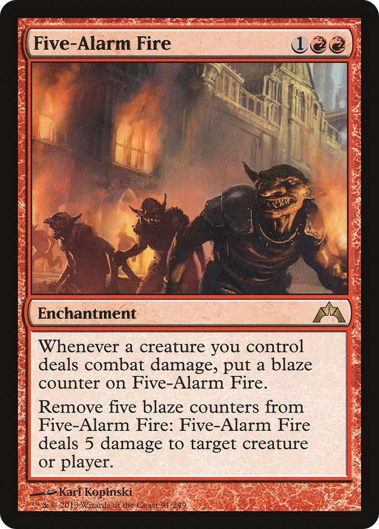 Five-Alarm Fire (GTC-091) -  Foil