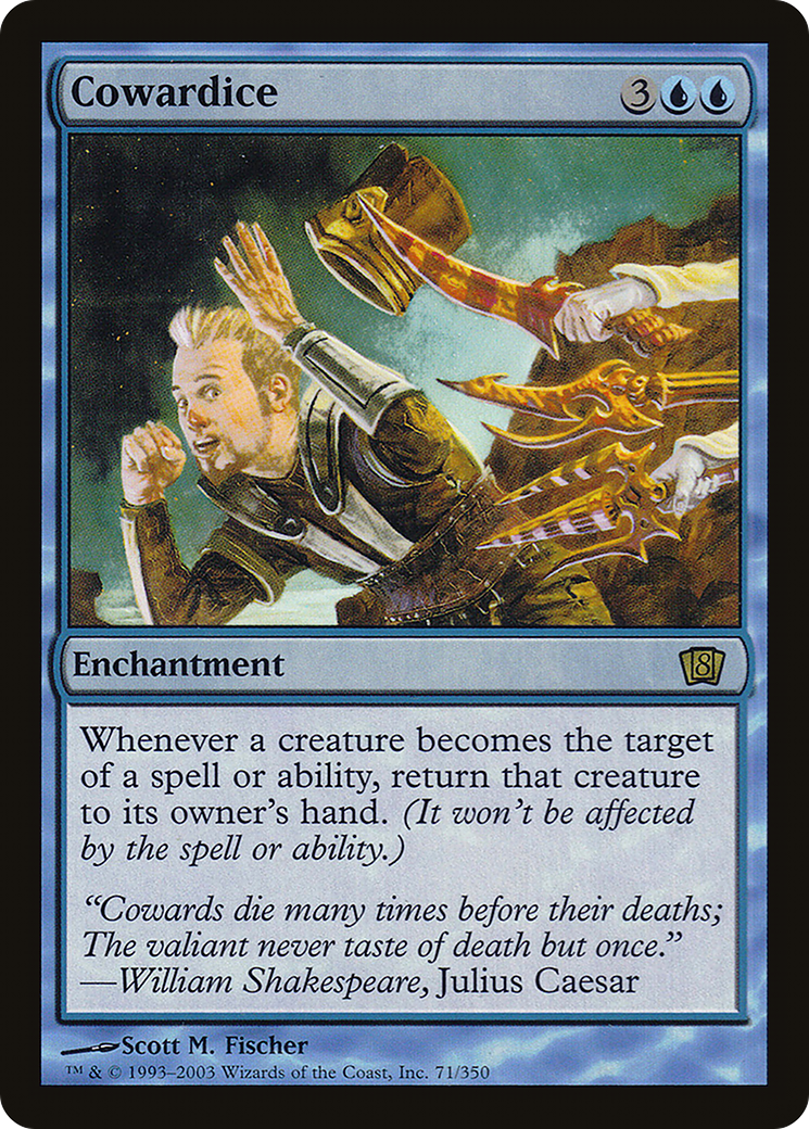 Cowardice (8ED-71★) -  Foil