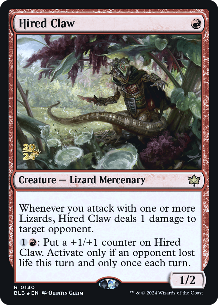 Hired Claw (PRE-140S) -  Foil