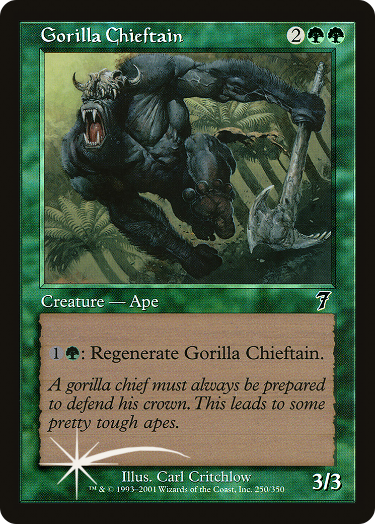 Gorilla Chieftain (7ED-250★) -  Foil