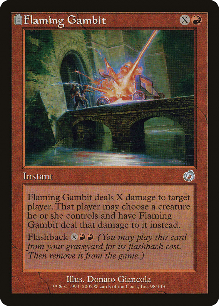 Flaming Gambit (TOR-098) - : (tombstone)