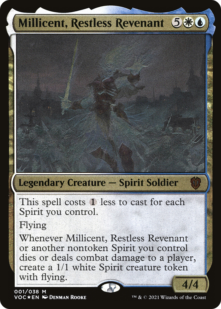 Millicent, Restless Revenant (VOC-001) -  Etched Foil