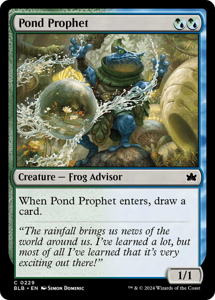 Pond Prophet (BLB-229) -  Foil