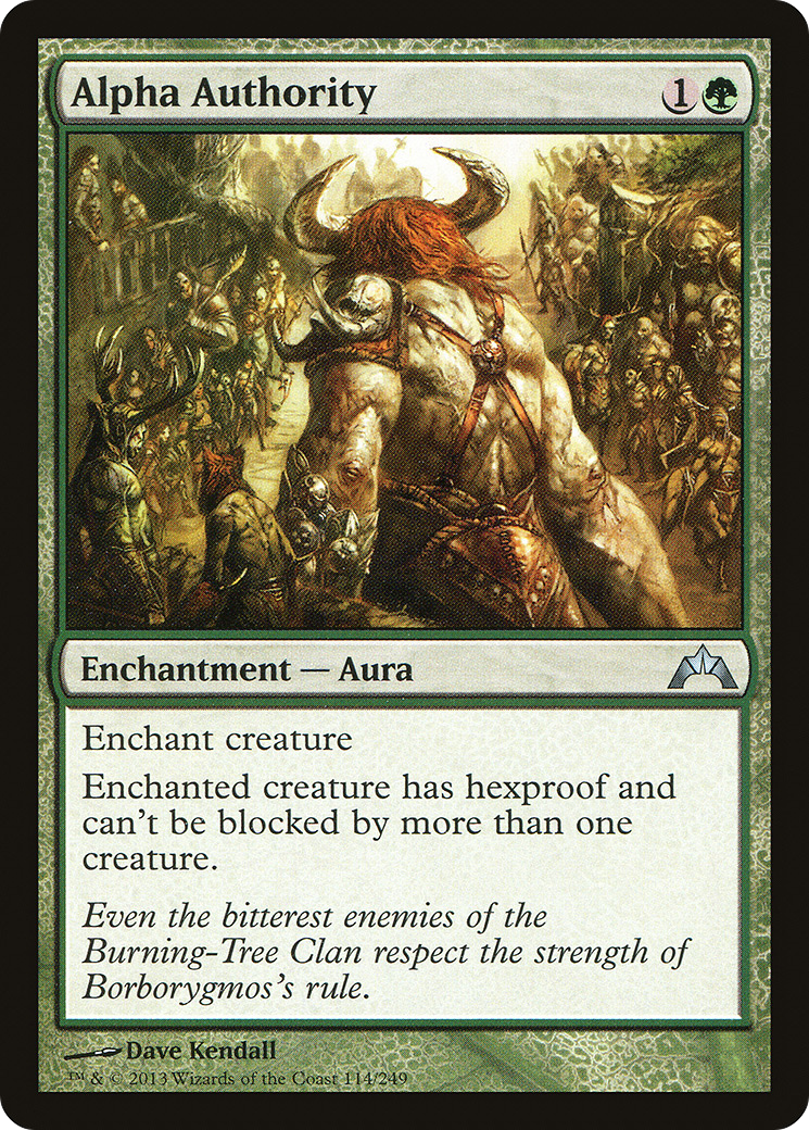 Alpha Authority (GTC-114) -  Foil