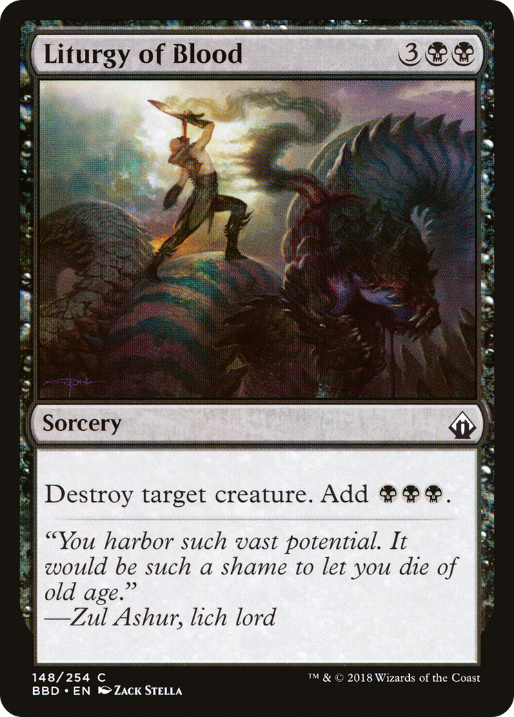 Liturgy of Blood (BBD-148) -  Foil