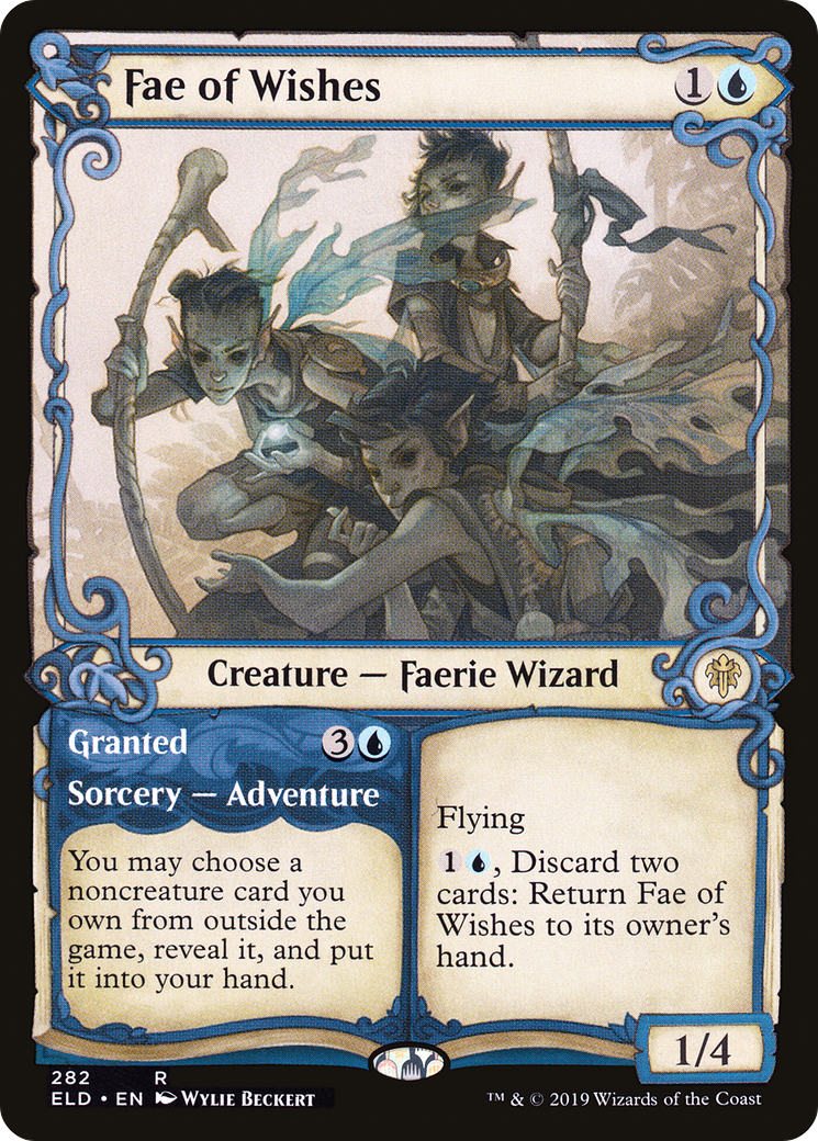 Fae of Wishes // Granted (ELD-282) - : (Showcase) Foil