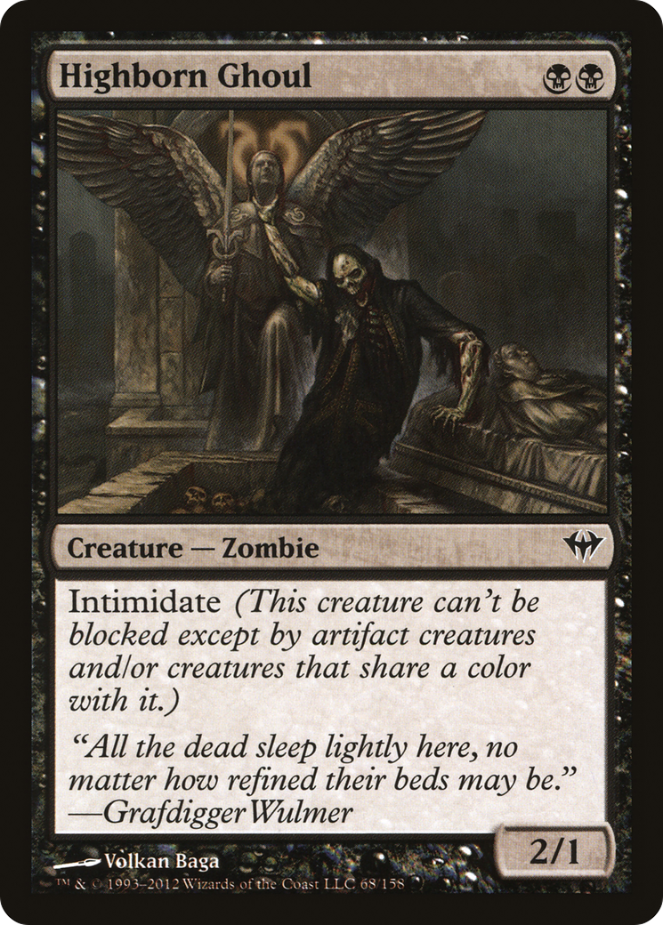 Highborn Ghoul (DKA-068) -  Foil