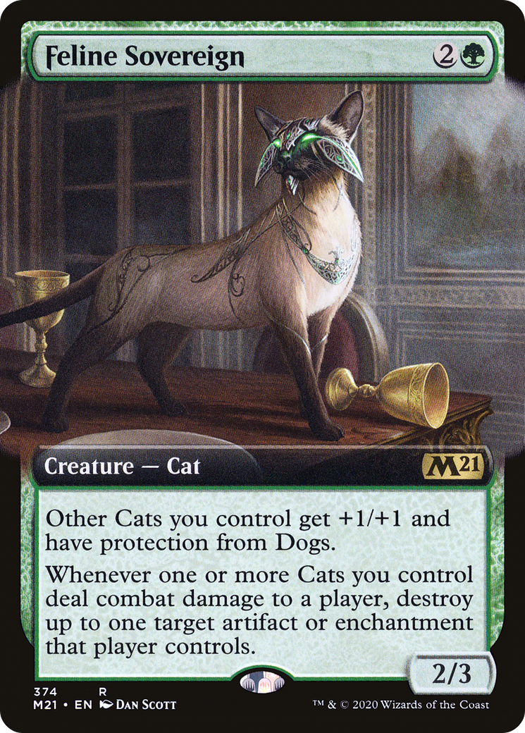 Feline Sovereign (M21-374) - : (Extended Art) Foil