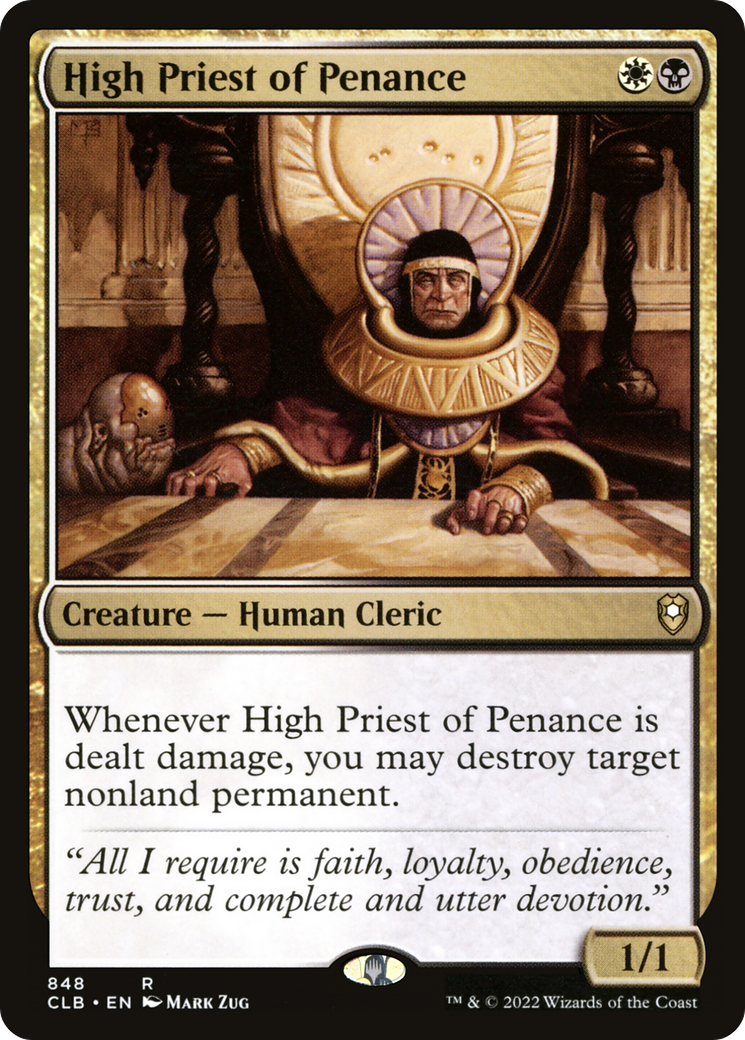 High Priest of Penance (CLB-848) -