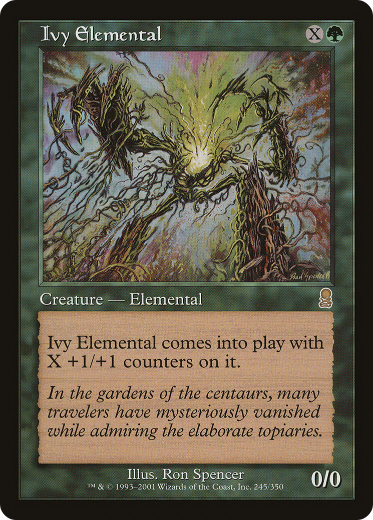 Ivy Elemental (ODY-245) -  Foil