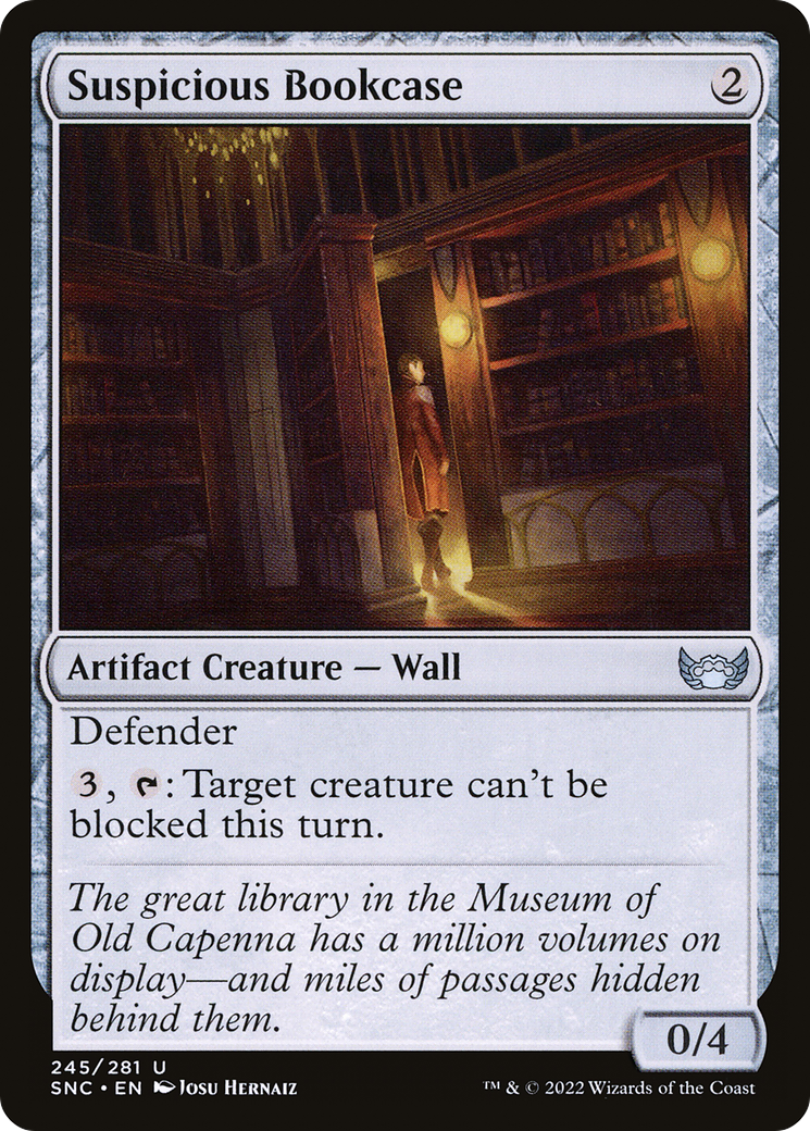 Suspicious Bookcase (SNC-245) -  Foil