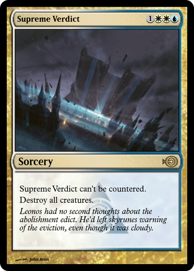 Supreme Verdict (PRM-46879) -  Foil