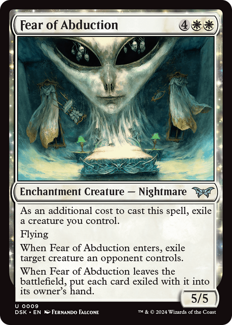 Fear of Abduction (DSK-009) - : (enchantment) Foil