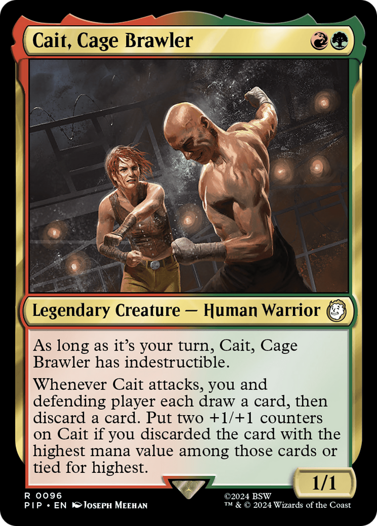 Cait, Cage Brawler (PIP-096) -  Foil