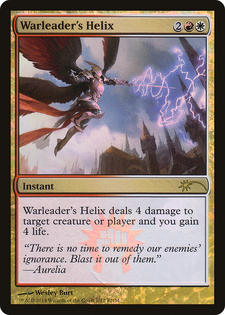 Warleader's Helix (FNM-001) -  Foil